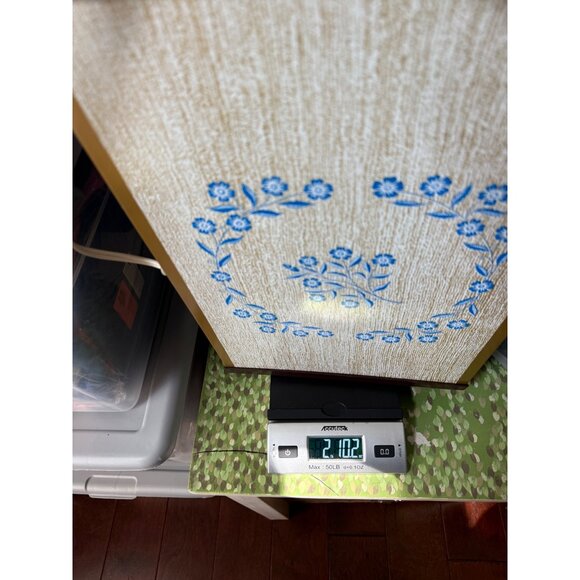 Vintage Warm-O-Tray Electric Food Warmer With Blue Floral Design By Atlantic Pre - Picture 14 of 14